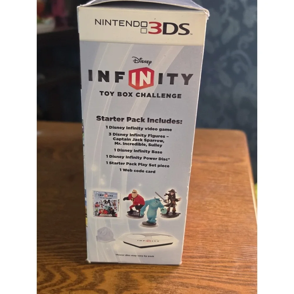 NEW Disney Infinity‎ Nintendo 3DS Toy Box Challenge Video Game Starter Pack 3DS